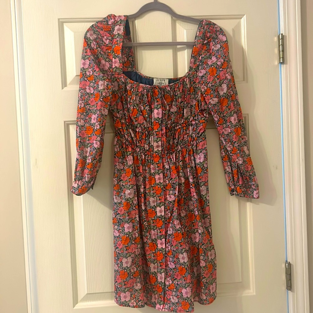J crew liberty size 8 floral dress
